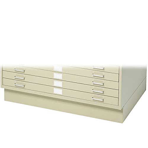 White 5-Drawer Flat File X8158