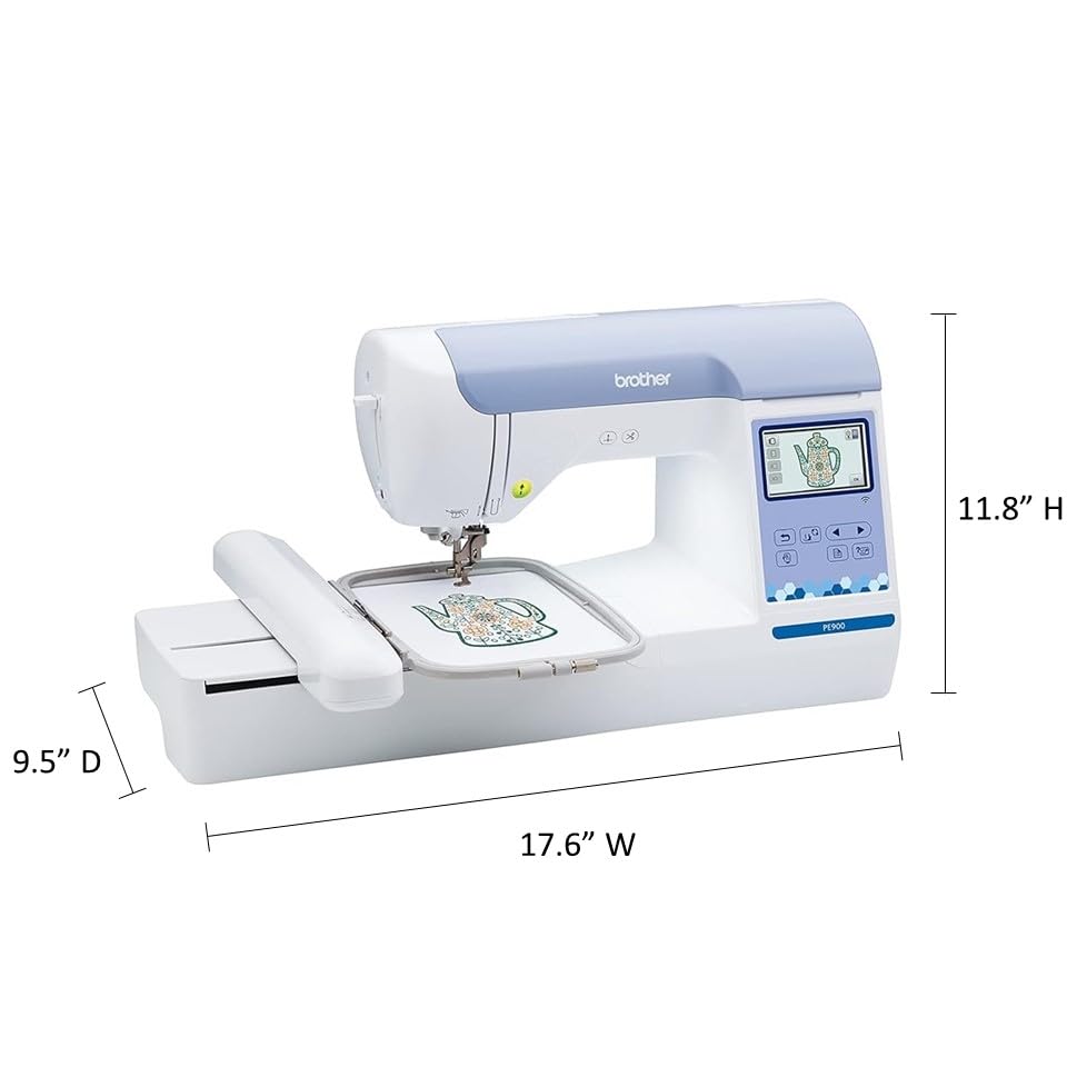 White Embroidery Machine K694