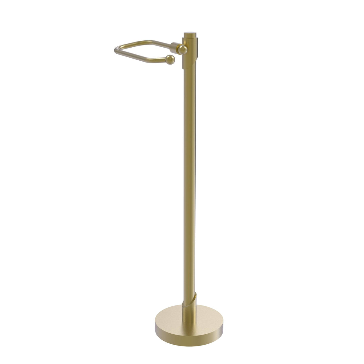 Satin Brass Free Standing Tissue Holder U78574