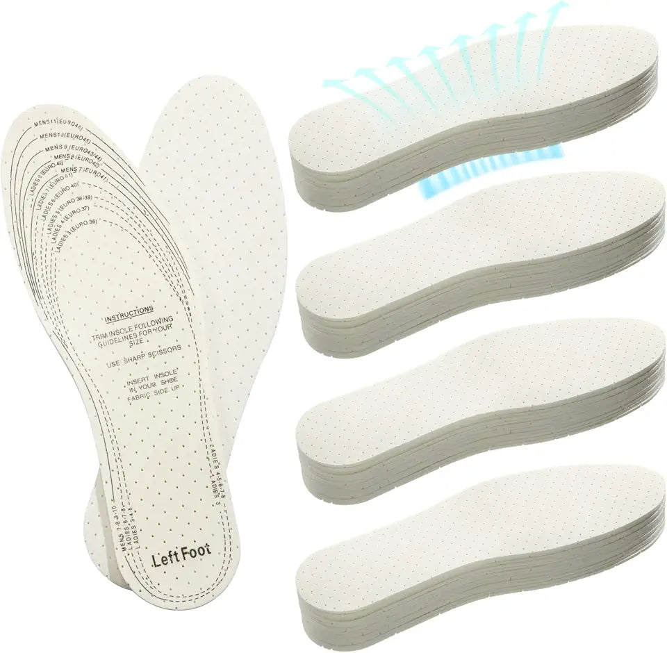 Breathable Cut to Fit Latex Shoe Inserts M487