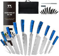 10 Piece Stainless Steel Kitchen Knife Set with Carry Case Bag C457