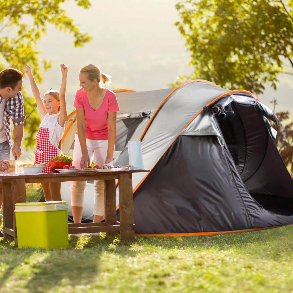 Green Pop Up Dome Tent with Carry Bag Q957832