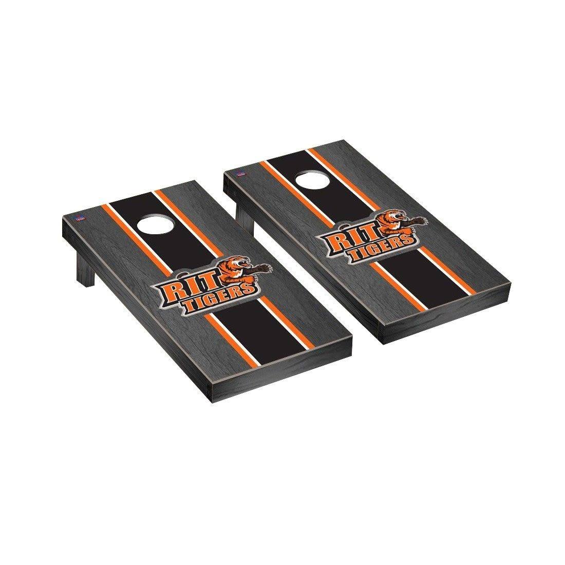 Onyx Stained Stripe Series Cornhole Board Set - 2 Boards, 8 Bags S251
