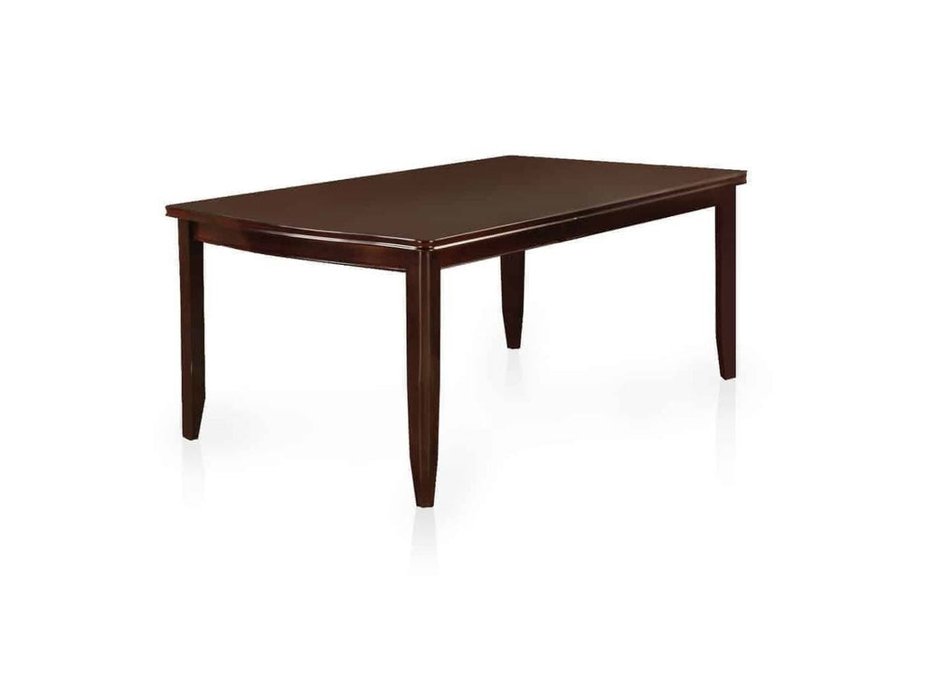 7-Piece Dining Table Set with 18-inch Expandable Leaf Espresso W62615