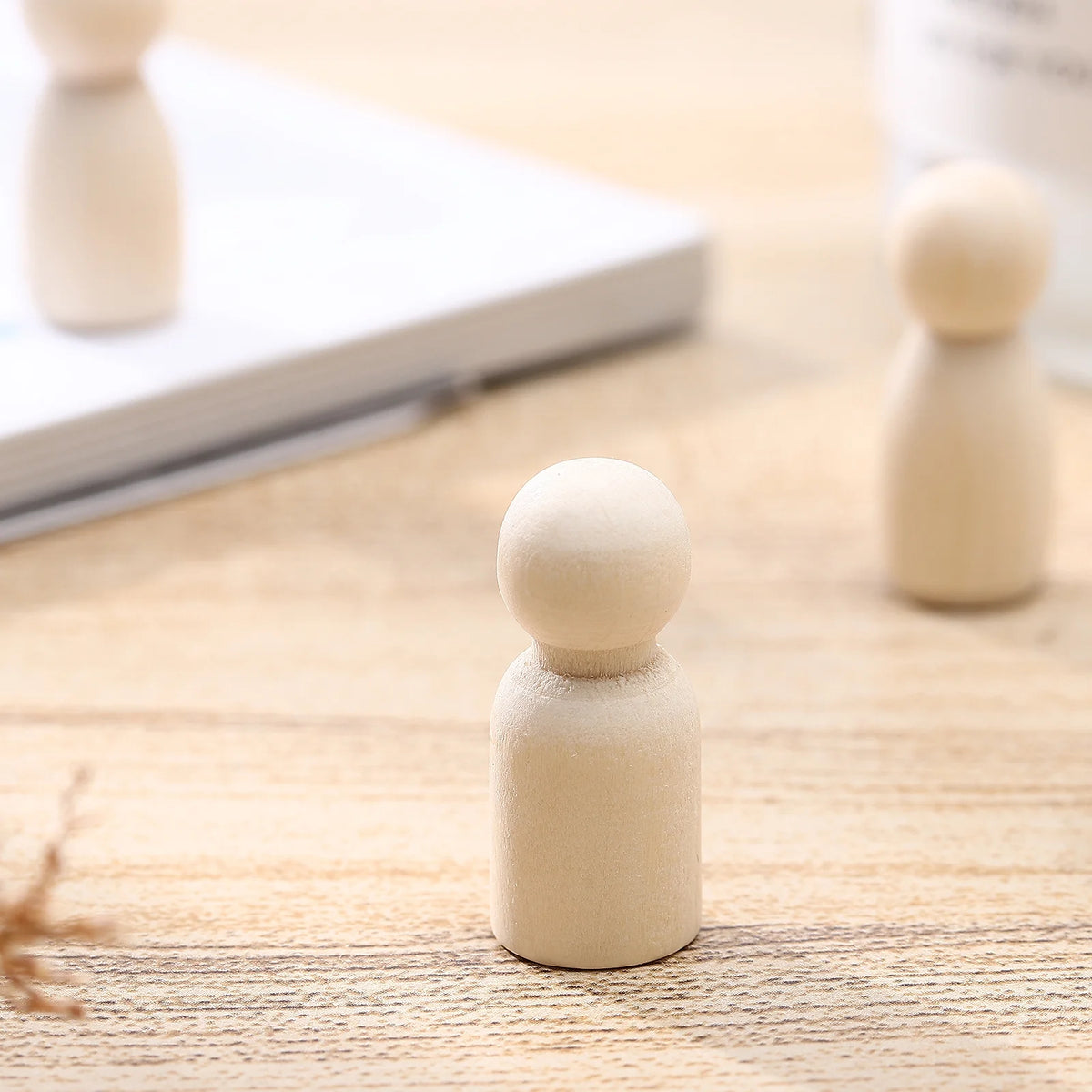 50pcs Unfinished Wooden Peg Dolls L137