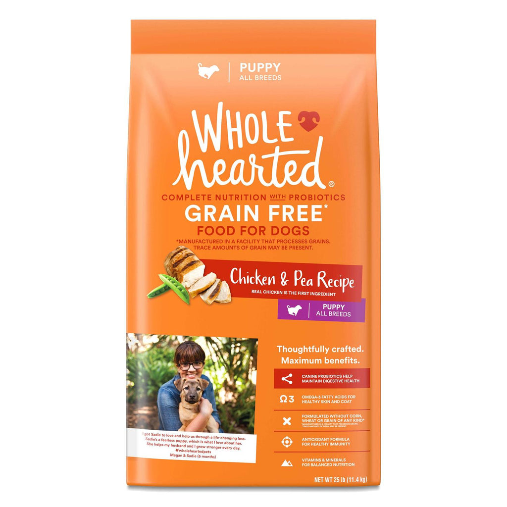 Grain Free Chicken and Pea Recipe Dry Puppy Food U6113