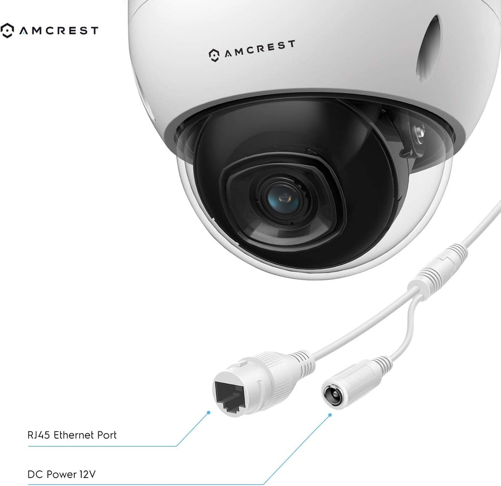 5MP 4K 8CH PoE NVR Security Camera System with 4 Dome Cameras, 2TB Hard Drive Q3837