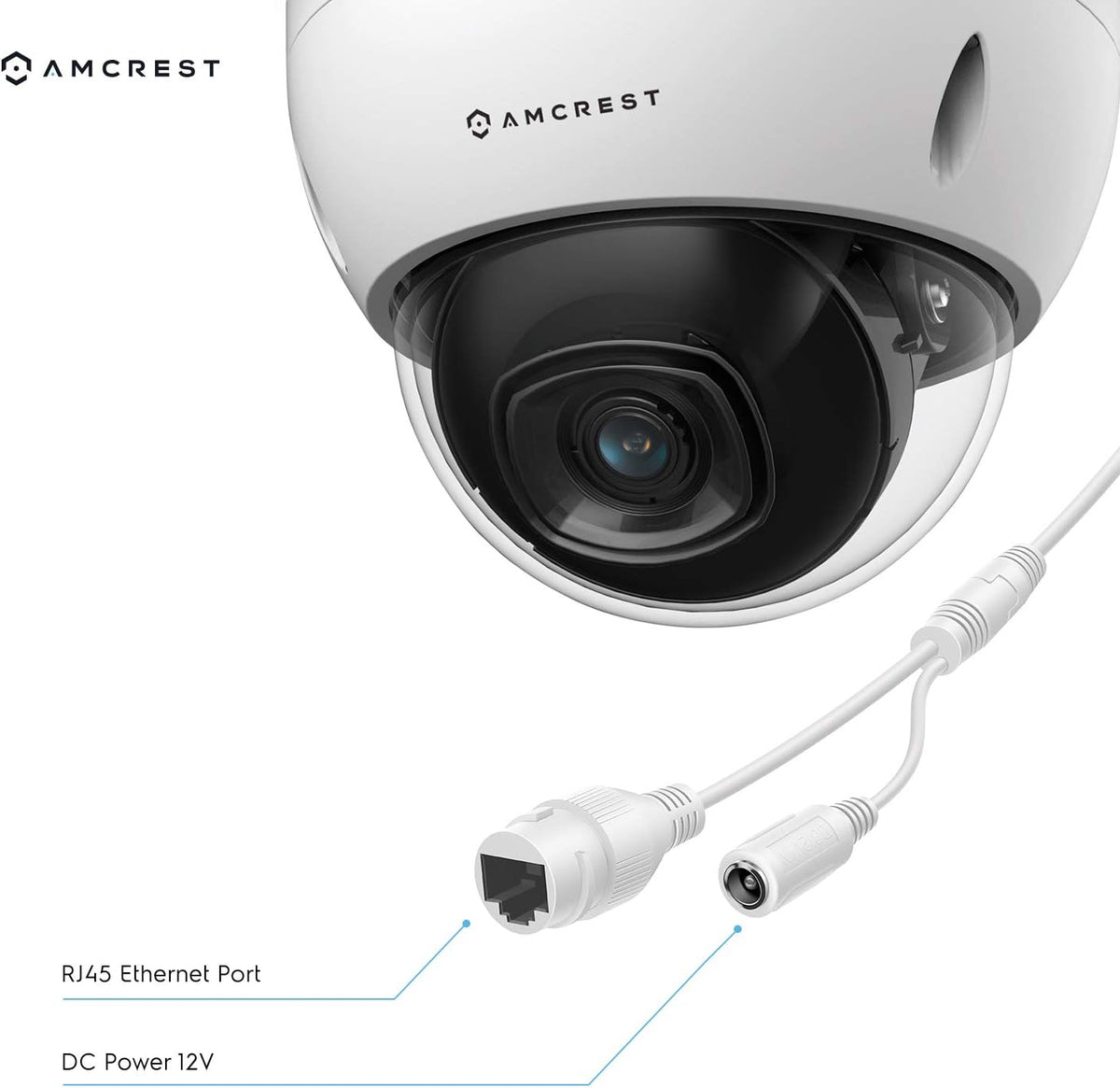 5MP 4K 8CH PoE NVR Security Camera System with 4 Dome Cameras, 2TB Hard Drive Q3837