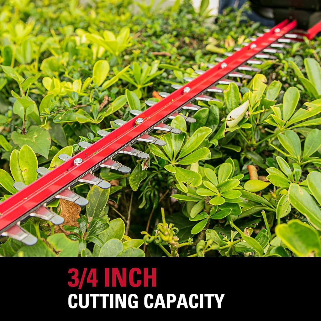 40V 24 Inch Cordless Hedge Trimmer with 2Ah Battery and Charger M445567