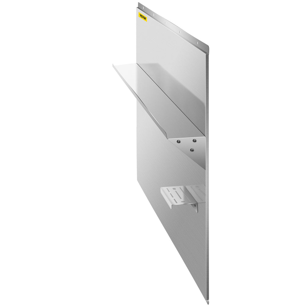 36 x 30.7 in. Stainless Steel Range Backsplash with Shelf F4324