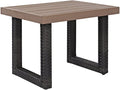 Brown Outdoor Wicker Side Table K203