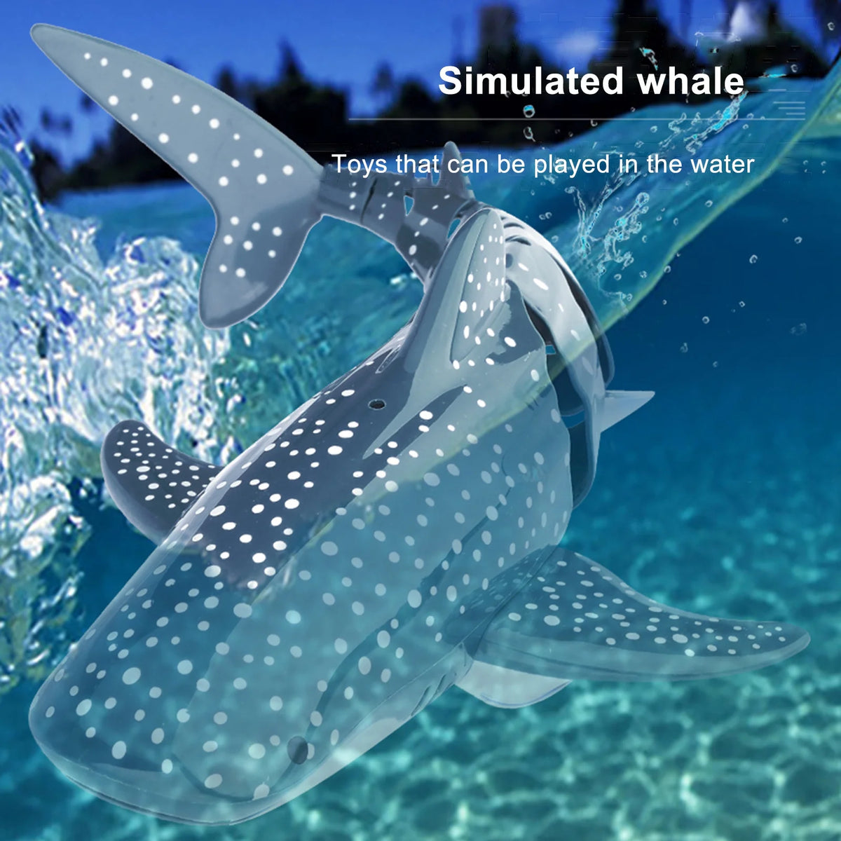 Remote Control Whale Toy Propeller Driven Three-speed M565