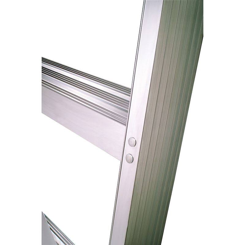 3 ft Aluminum Stepladder, 300 lb Capacity V2215