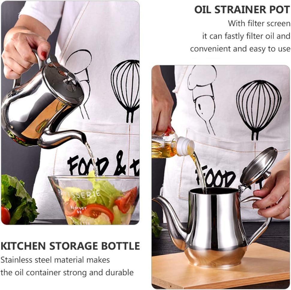 Stainless Steel Oil Strainer Pot N622338