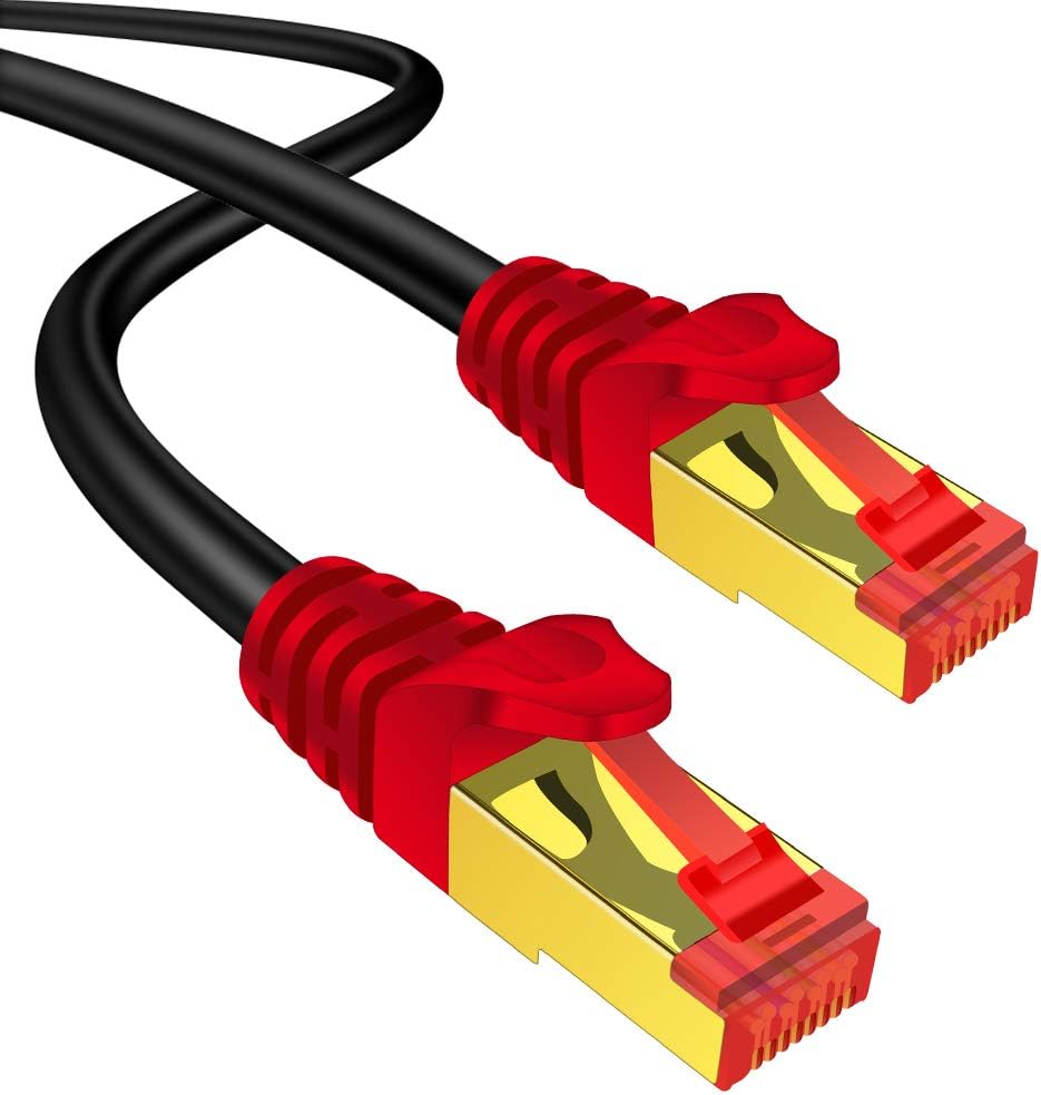 Outdoor CAT 7 Ethernet Cable 200 ft SSTP Waterproof Direct Burial P107316