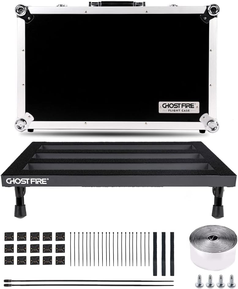 Aluminum Alloy Guitar Pedal Board with Carry Case O201