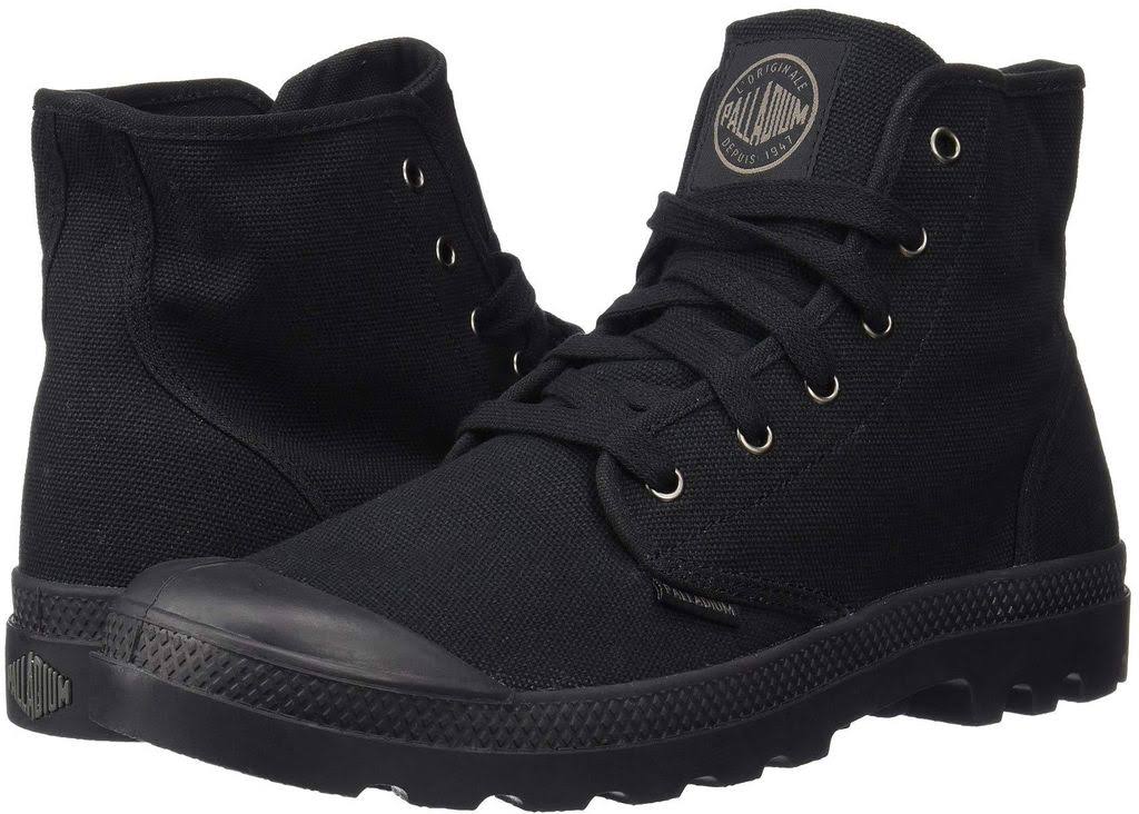 Black Canvas Boots W24225