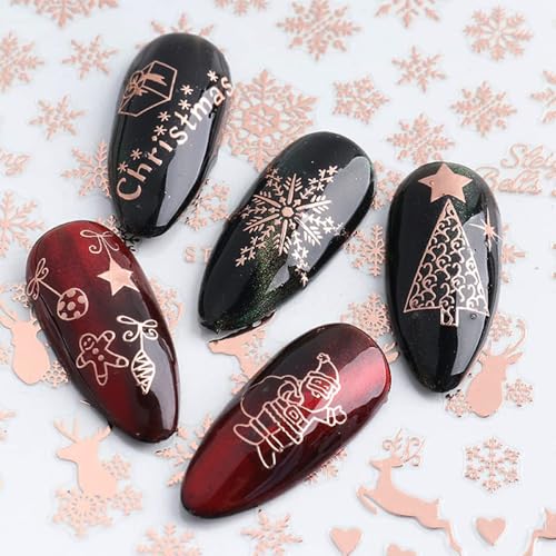 All Holiday Nail Art Stickers Self-Adhesive V5692