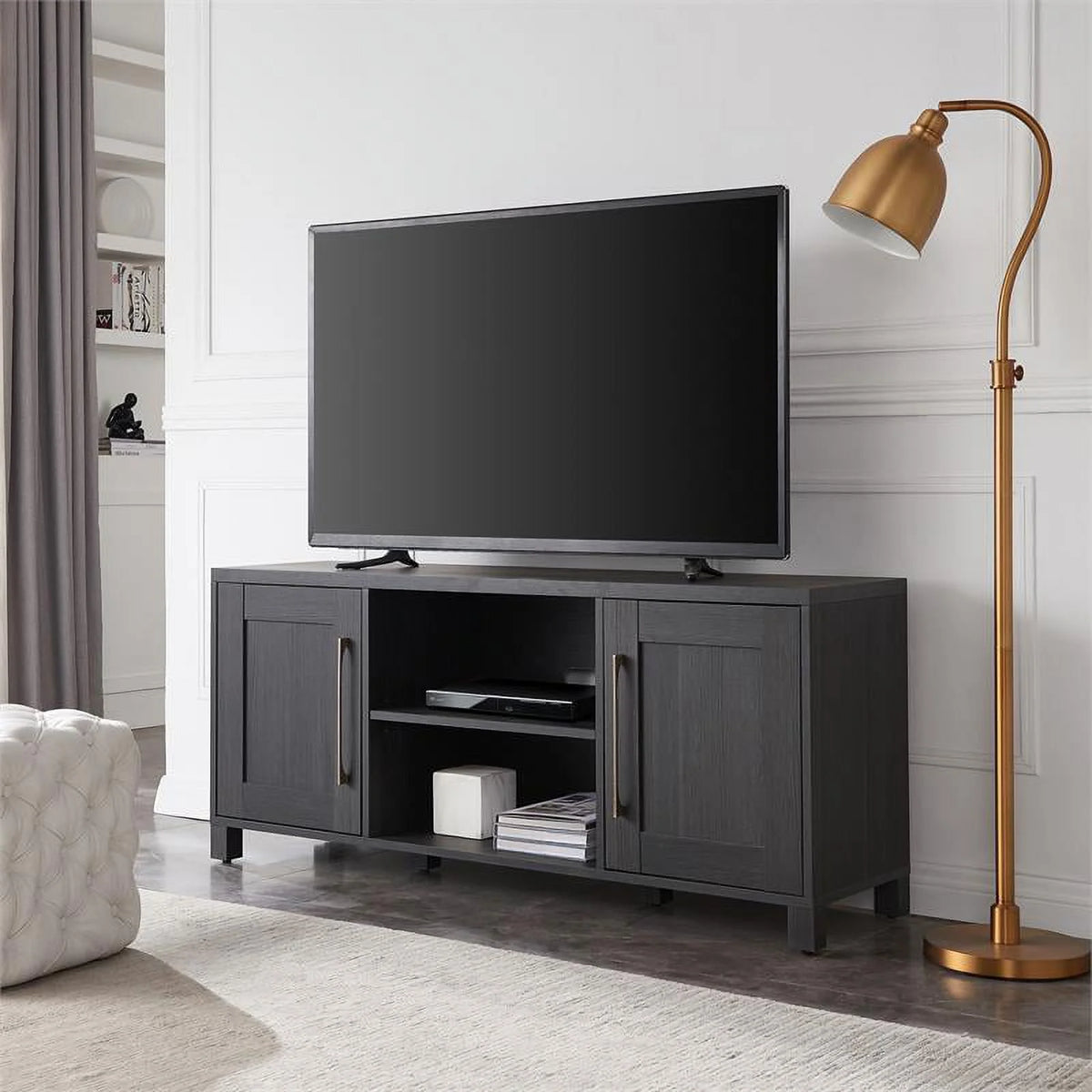 Dark Gray TV Stand Y5441