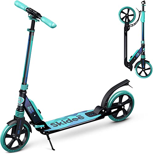 Adjustable Folding Adult Scooter with Large Wheels P911108