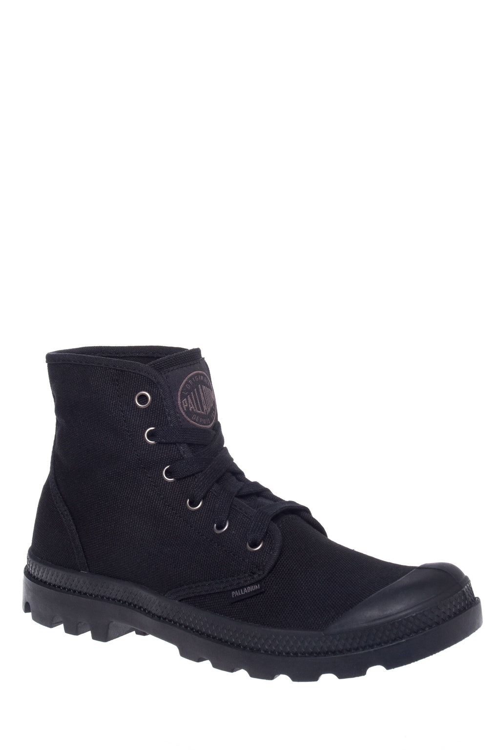 Black Canvas Boots W24225