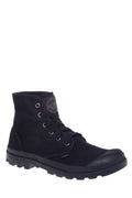 Black Canvas Boots W24225