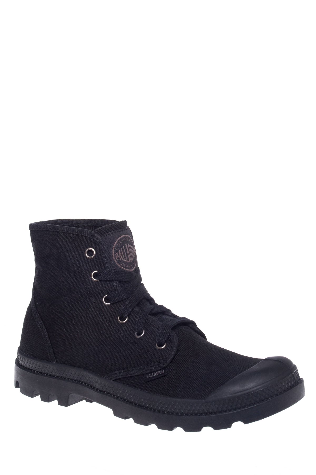 Black Canvas Boots W24225
