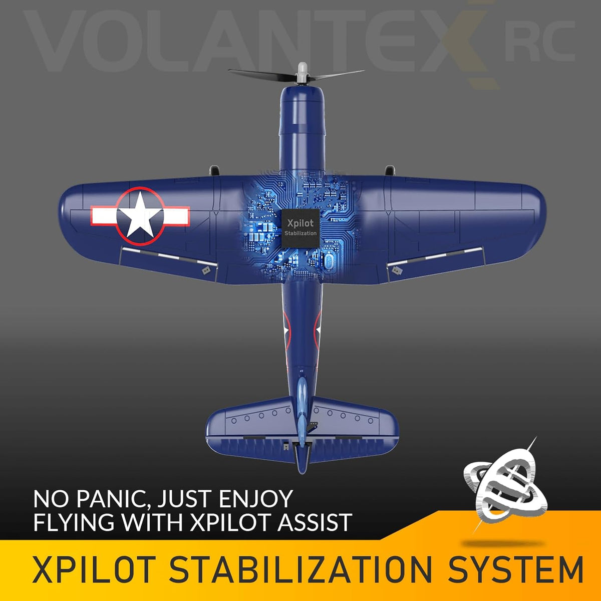 4-CH Remote Control Airplane F4U Corsair G853694