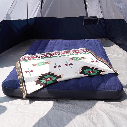 Folding Camping Cot with Inflatable Air Mattress and Carry Bag R217