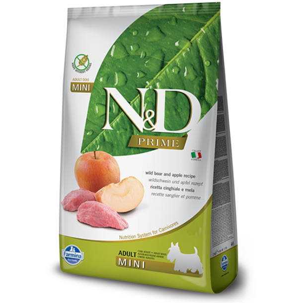 Dog Dry Food Boar & Apple Adult Mini U54544