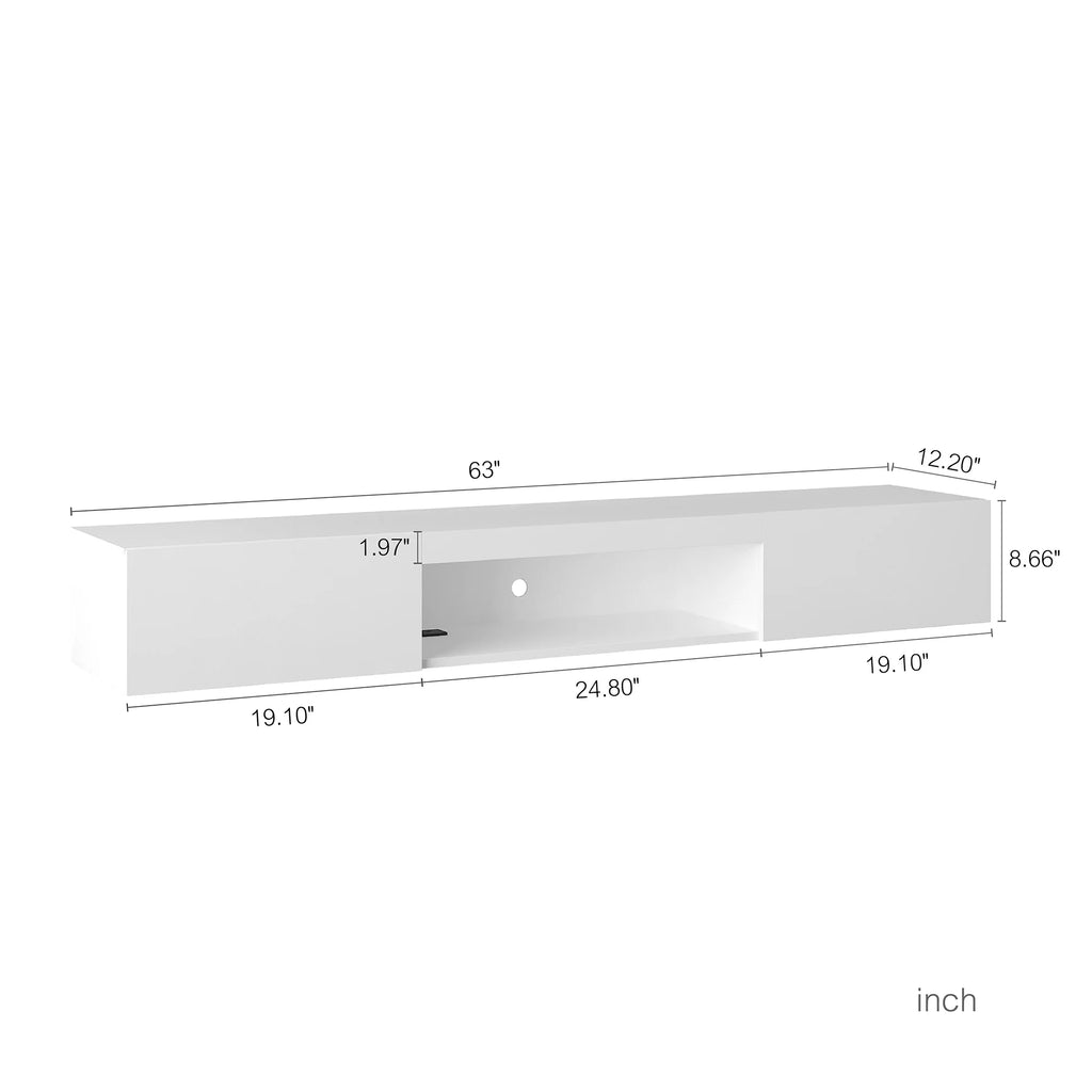 Wall Mounted Floating TV Stand with LEDs K7094