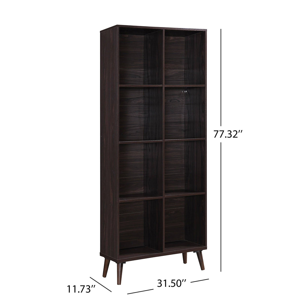 2 Piece TV Stand and Bookcase Set T848358