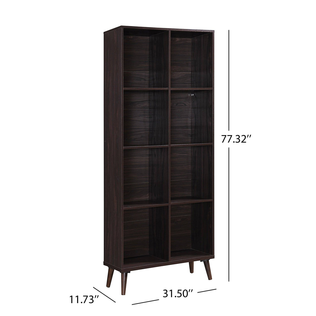 2 Piece TV Stand and Bookcase Set T848358