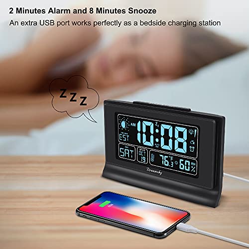 Auto Set Digital Alarm Clock with 5 Inch Large Display H4756
