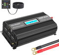2000w DC 12V to AC 120V Modified Sine Wave Inverter with LCD Display Remote Control and 3AC Outlets Dual 2.4A USB Ports J47268