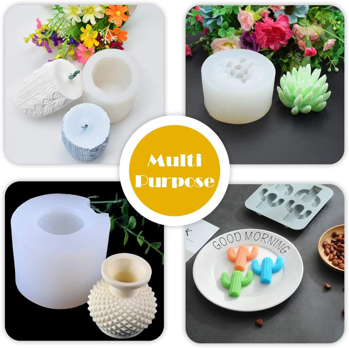 Translucent Clear Liquid Silicone Rubber Mold Making Kit 20.2oz H1247