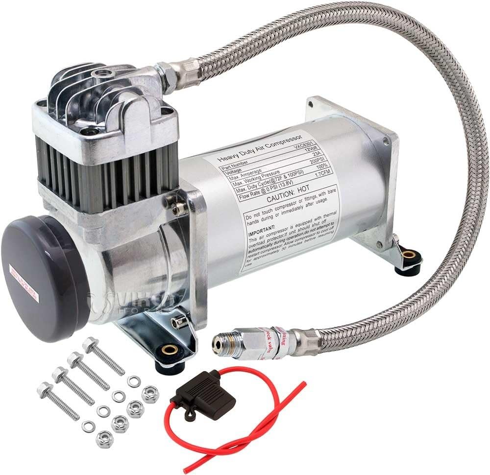 Heavy Duty Onboard Air Compressor 200 PSI 12v V2923
