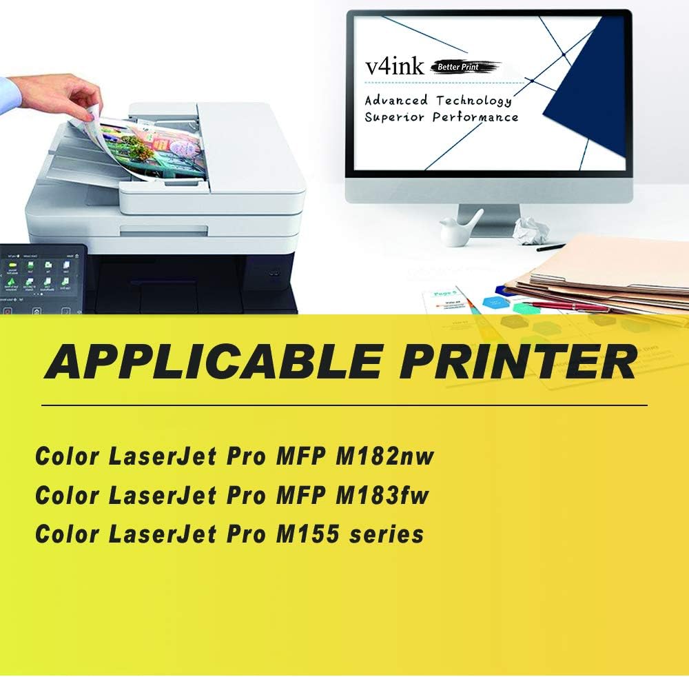 Compatible Toner Cartridge Replacement 4-Pack Black Cyan Yellow Magenta D787