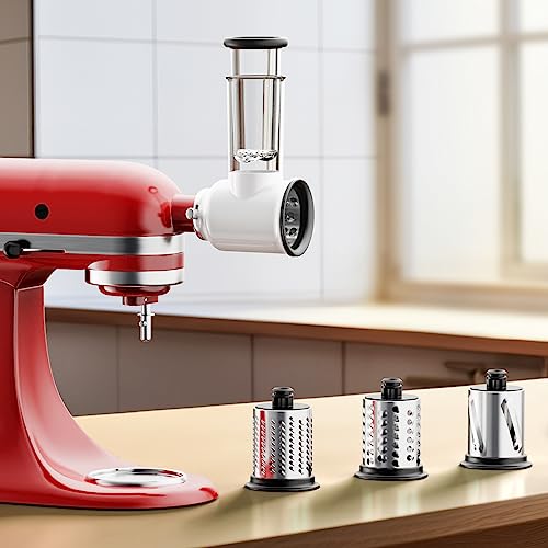 Slicer Shredder Attachment for Kitchenaid Stand Mixer with 3 Blades C1673