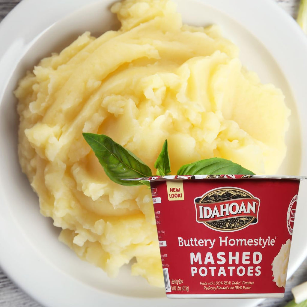 Gluten Free Buttery Homestyle Mashed Potato Microwavable Cups 1.5 oz Pack of 4 B5148