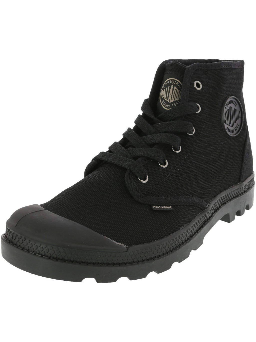 Black Canvas Boots W24225