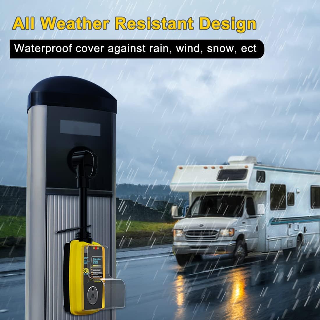 30 Amp RV Surge Protector with Waterproof Cover T3675