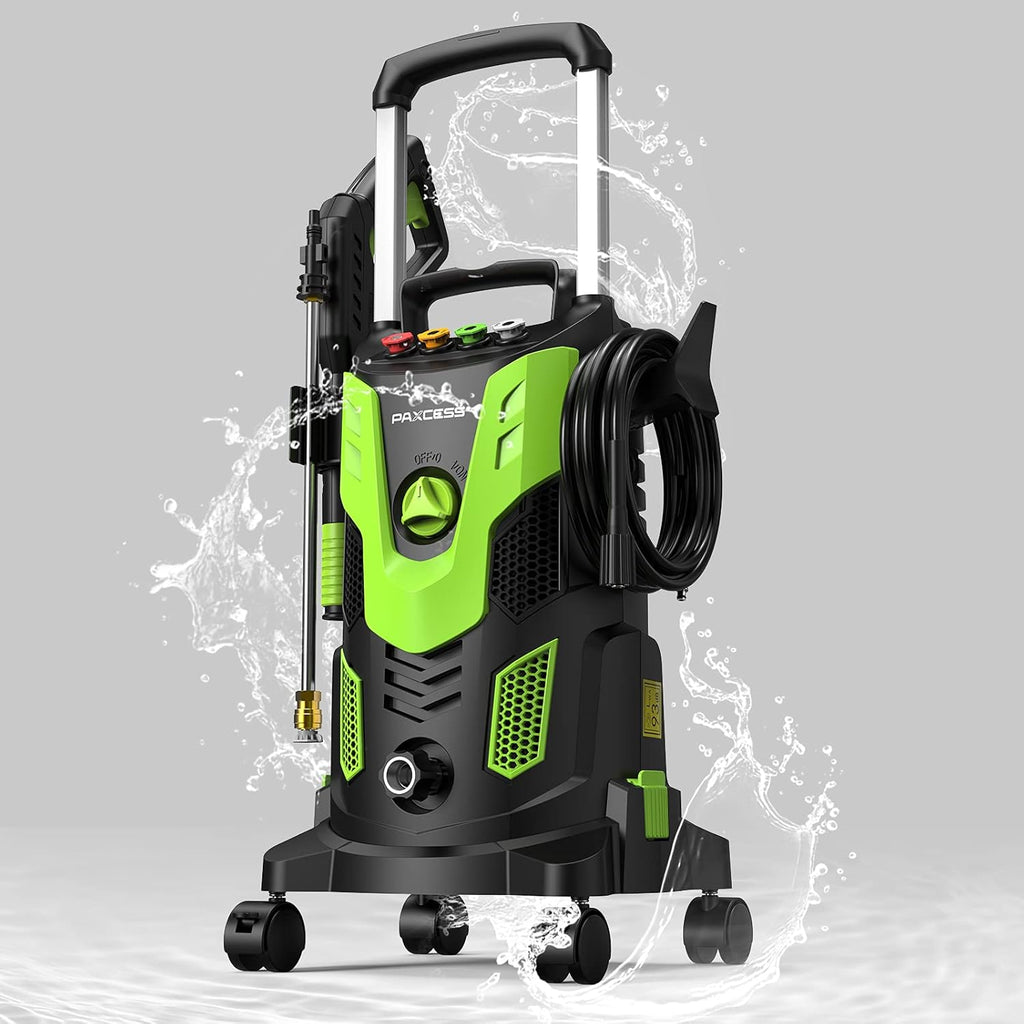 3000PSI 2.5GPM Portable Electric Pressure Washer with 4 Nozzles Foam Cannon O979826