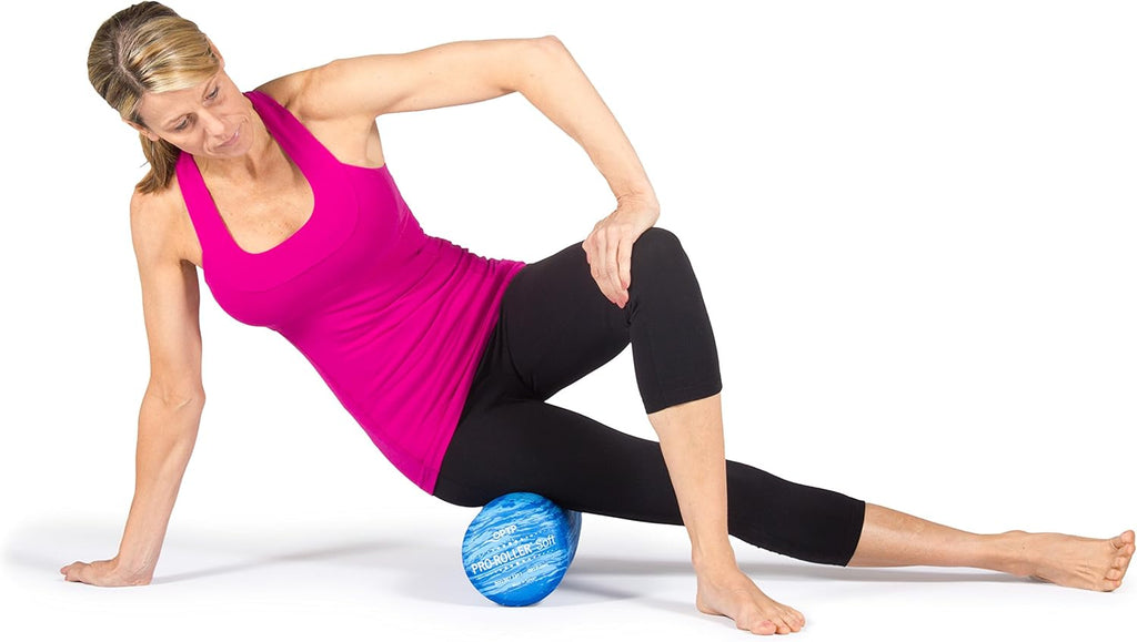 Blue 18 Inch Soft Density Foam Roller D6103
