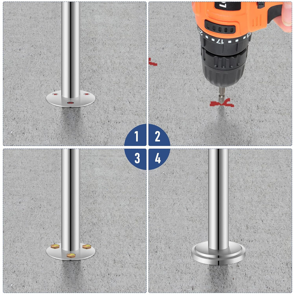 Brushed Stainless Steel Handrail H4873