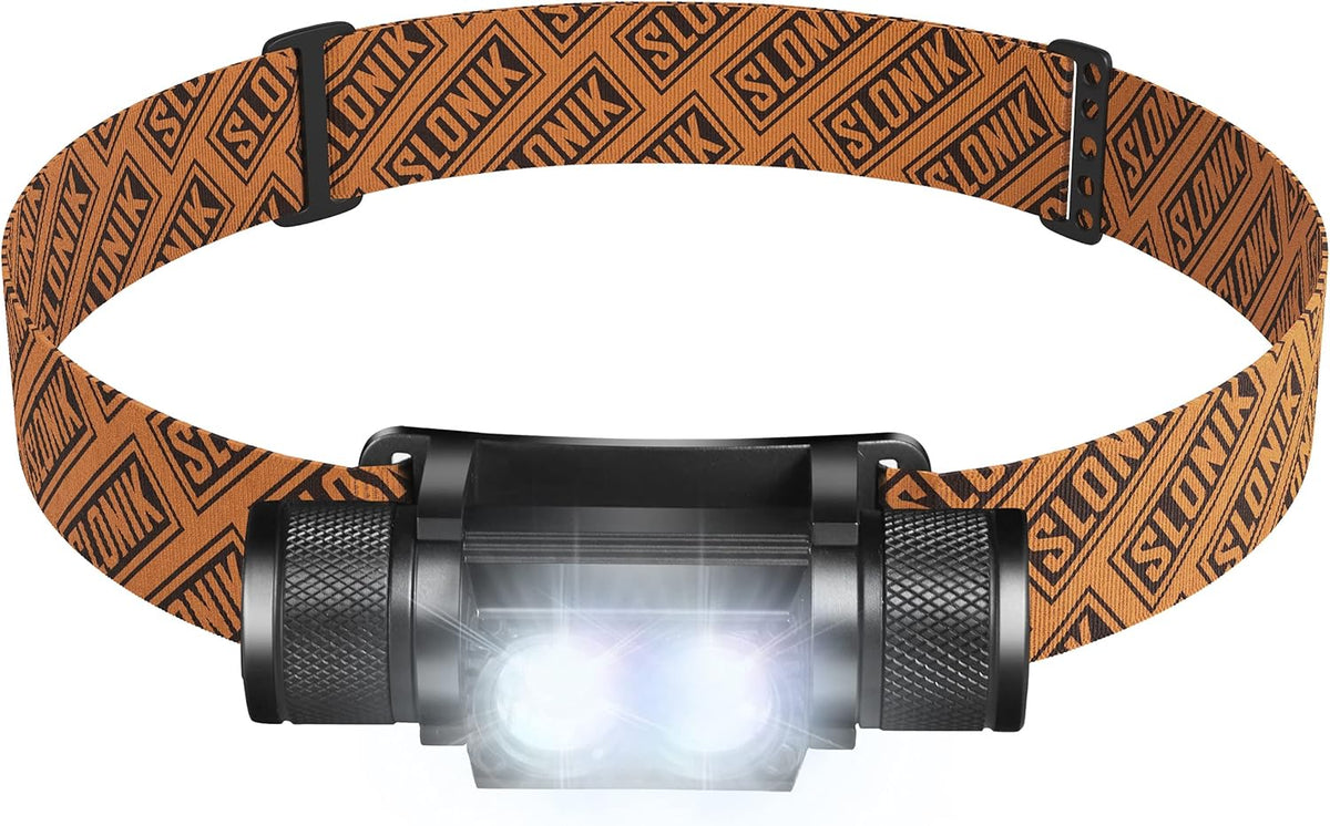 1000 Lumen Rechargeable CREE LED Headlamp with 2200 mAh Battery J8222