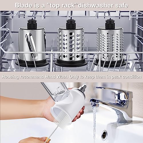 Slicer Shredder Attachment for Kitchenaid Stand Mixer with 3 Blades C1673