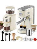 20 Bar Espresso Machine with Burr Coffee Grinder G124561