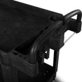 Utility Cart with Lipped Top and Ergonomic Handle L589