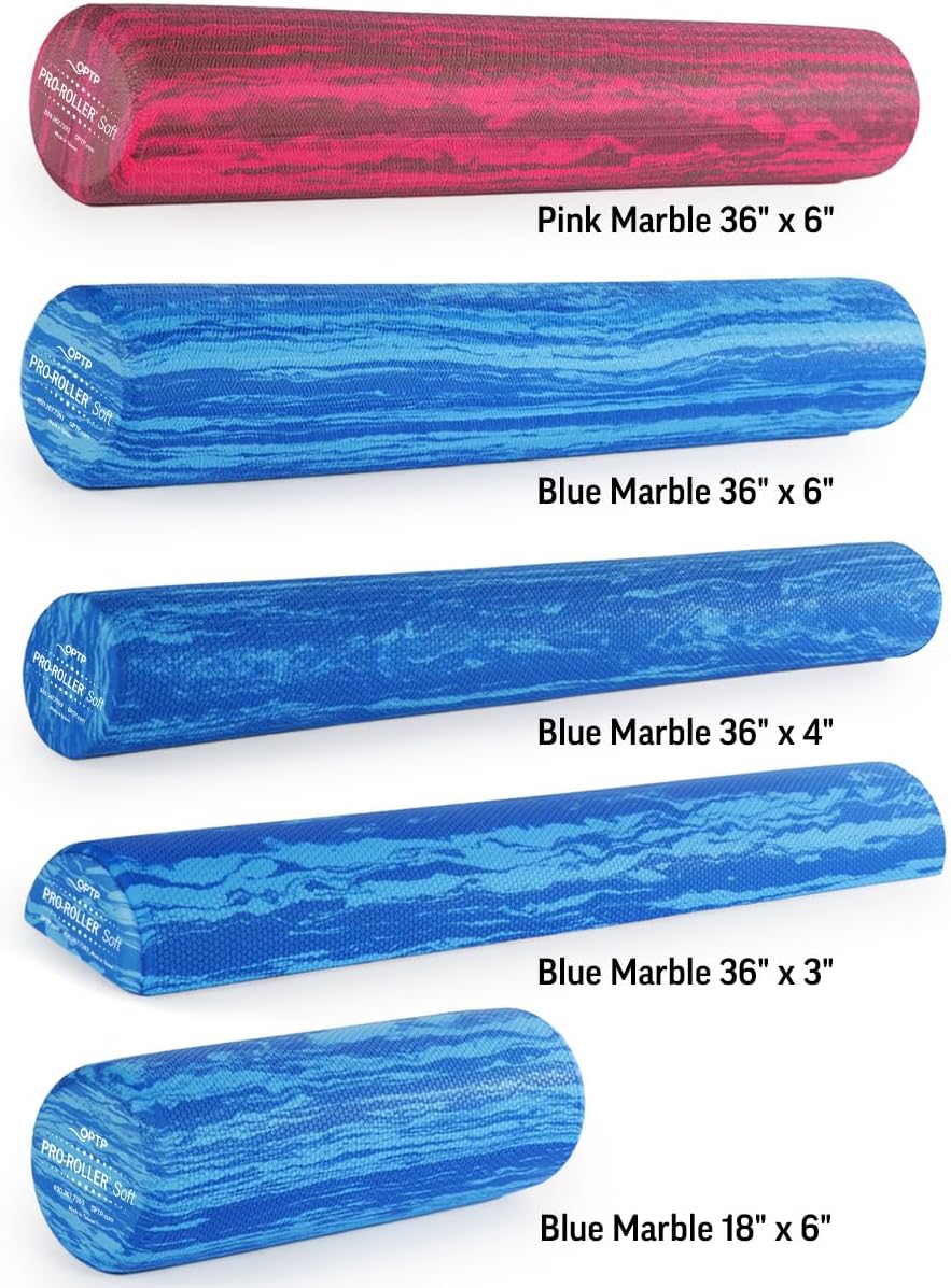 Blue 18 Inch Soft Density Foam Roller D6103